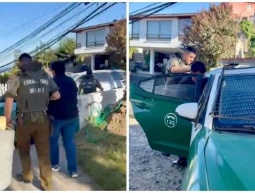 Militante RN fue detenido en Reñaca por dañar propaganda de Camila Flores: Samira Chahuán dice haber sido amenazada con cuchillo