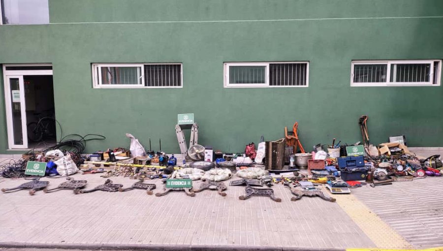 Prófuga de la justicia por tráfico de drogas fue detenida junto a cuatro personas que mantenían especies robadas en San Felipe