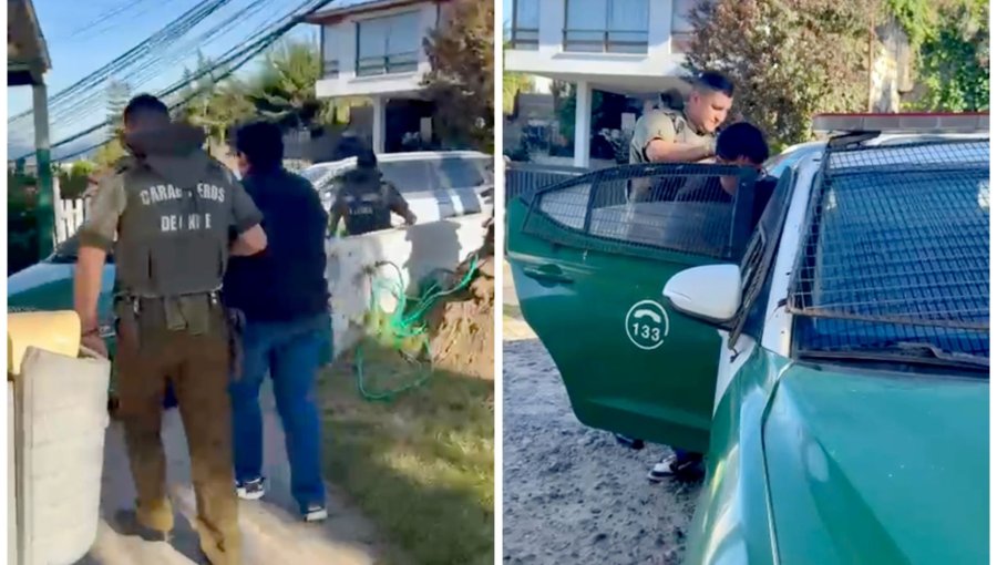 Militante RN fue detenido en Reñaca por dañar propaganda de Camila Flores: Samira Chahuán dice haber sido amenazada con cuchillo