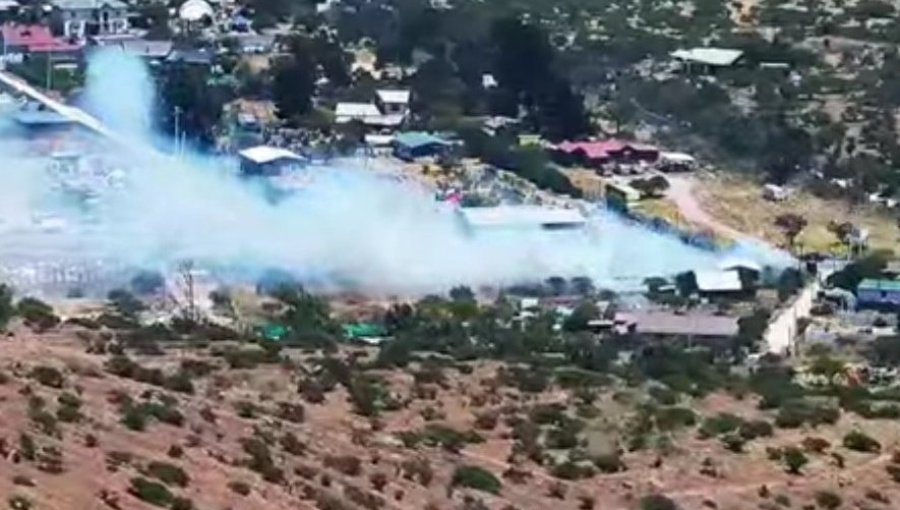 Incendio forestal afecta al sector Los Laureles en Limache: siniestro se encuentra "bajo control"