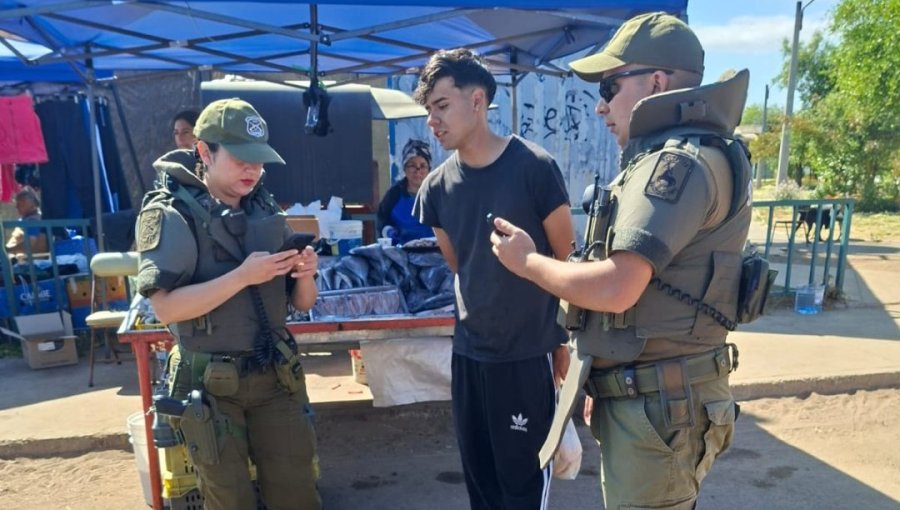 Fiscalización en feria de Quintero deja tres detenidos: dos mantenían órdenes vigentes