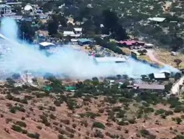 Incendio forestal afecta al sector Los Laureles en Limache: siniestro se encuentra "bajo control"