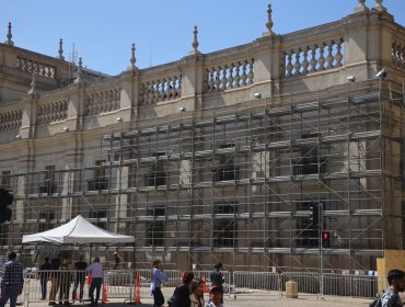 Ordenan paralizar obras de remodelación en el Palacio de La Moneda por falta de autorización de la Dirección de Obras Municipales