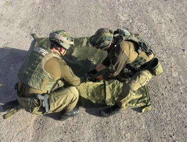 Boliviano en situación migratoria irregular fue sorprendido transportando una granada a bordo de un bus en Quillagua