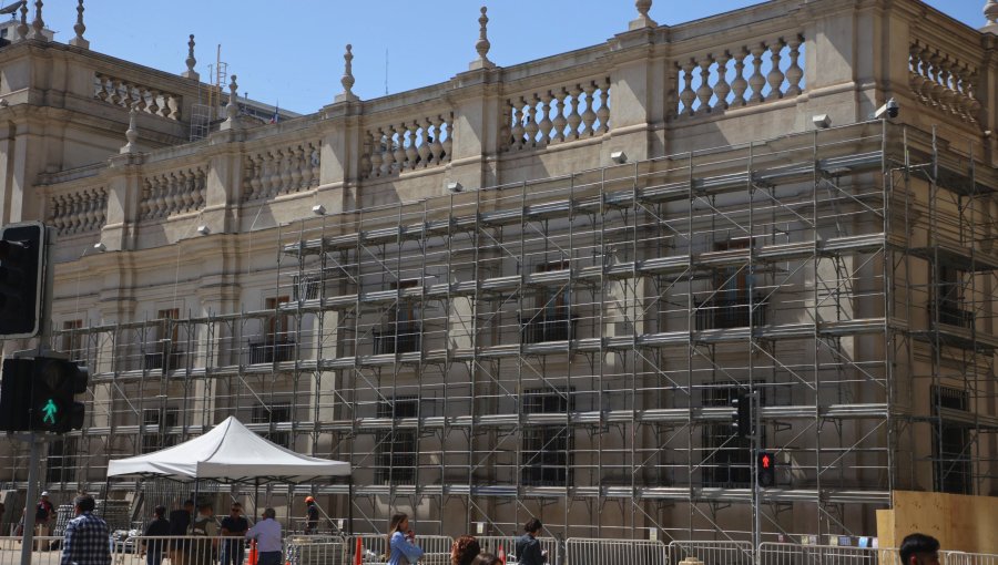 Ordenan paralizar obras de remodelación en el Palacio de La Moneda por falta de autorización de la Dirección de Obras Municipales