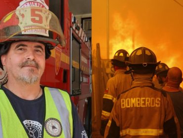 Paul Vásquez “El Flaco” sufre lesiones mientras combatía voraz incendio en San Bernardo