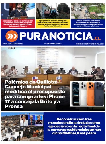 Edición 485 Viernes 14 de Noviembre del 2025