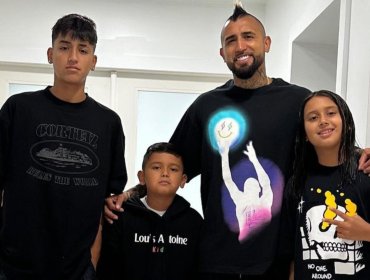 Arturo Vidal reaparece tras el violento accidente de sus hijos: “Todo bien, gracias a Dios”
