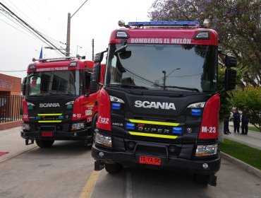 Gobierno Regional de Valparaíso entregó dos camiones aljibe para Bomberos de Nogales y un bus para el Municipio de Olmué