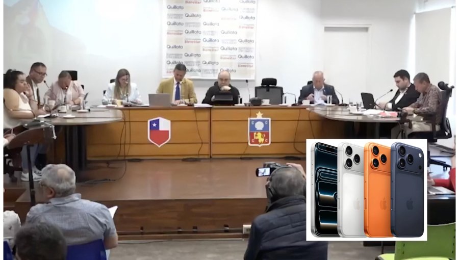 Polémica en Quillota: Concejo Municipal modifica el presupuesto para comprarles iPhone 17 a concejala Brito y a Prensa