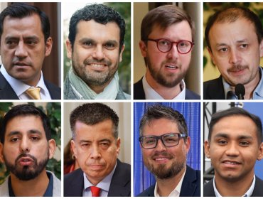 Sólo hombres y con un 5-3 a favor de la derecha: estos son los ocho candidatos electos en el Distrito 7 de la costa de Valparaíso