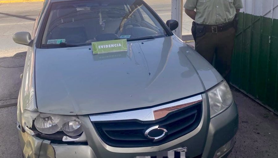 Tres sujetos con amplio prontuario policial fueron detenidos en La Cruz por movilizarse en automóvil robado en La Calera