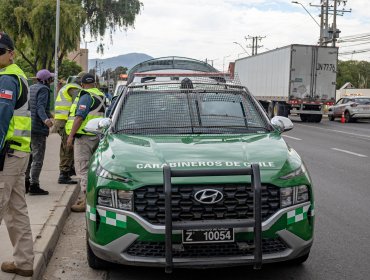 Dos detenidos deja ronda policial-municipal en Concón: uno por no tener licencia profesional y otro por el delito de receptación