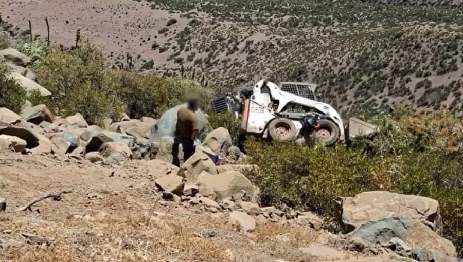 Tragedia en Petorca: minero perdió la vida tras caer desde una altura de 15 metros mientras realizaba trabajos con maquinaria