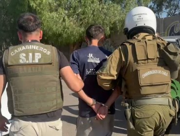 Capturan a peligroso delincuente que era buscado por homicidio cometido el 2022 en San Felipe: se escondía en la toma Yevide