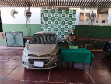 Fiscalización vehicular permite detener a tres sujetos que portaban elementos utilizados para delinquir en Los Andes