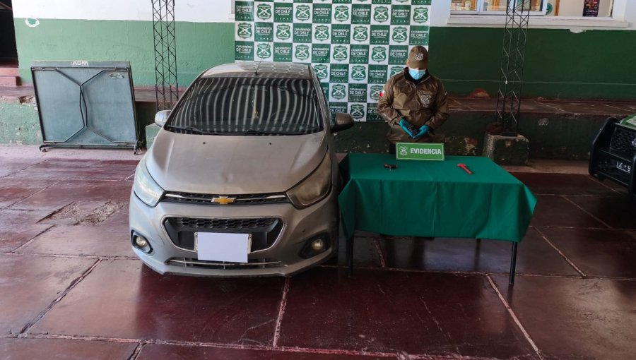 Fiscalización vehicular permite detener a tres sujetos que portaban elementos utilizados para delinquir en Los Andes