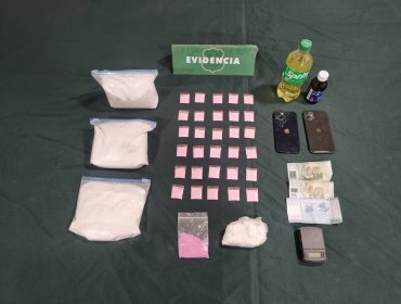 Dos hombres fueron detenidos por homicidio frustrado a carabinero y tráfico de drogas en Curicó