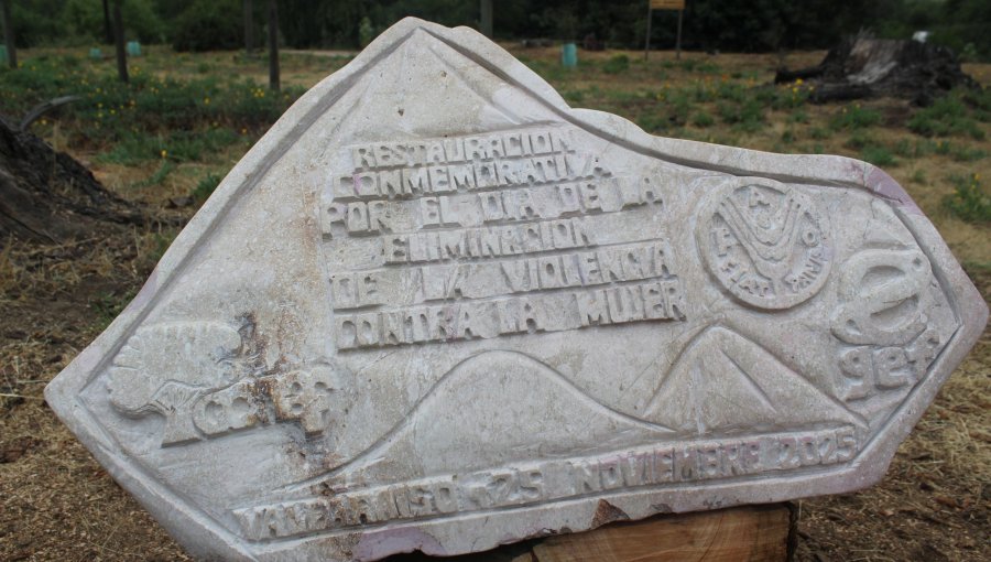 Inauguran memorial en Reserva Lago Peñuelas en recuerdo de víctimas de femicidio