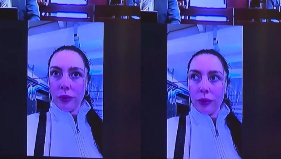 Caos en tribunales: Daniela Aránguiz protagoniza polémica audiencia desde aeropuerto