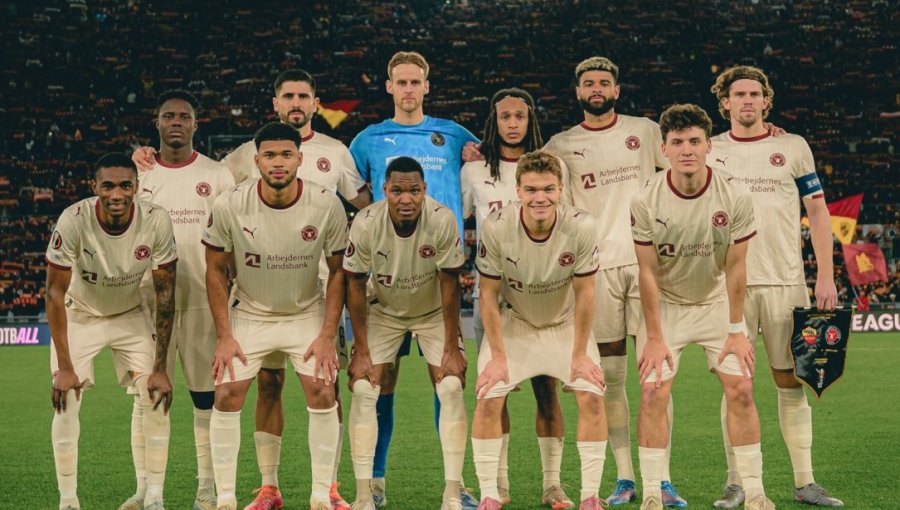 Midtjylland de Darío Osorio perdió su invicto en la Europa League tras caer ante la Roma