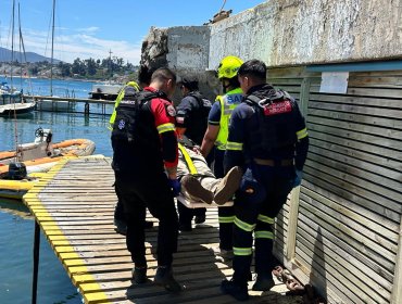 Simulacro marítimo movilizó a organismos de emergencia al borde costero de Concón para fortalecer capacidades de respuesta