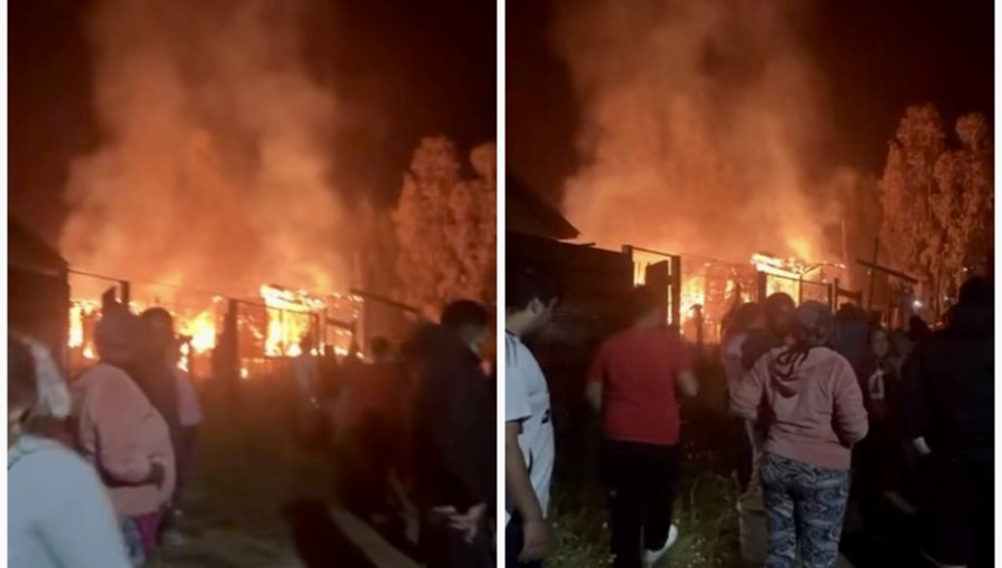 Dos casas de material ligero fueron consumidas por incendio en toma de San Antonio
