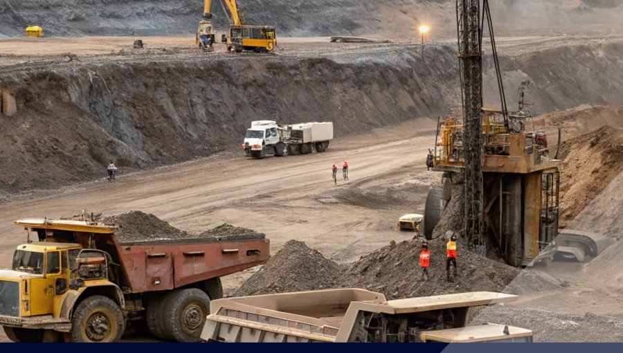 Producción industrial cayó 0,4% en octubre, arrastrada por minería y manufactura