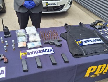 Desarticulan banda narco vinculada a siete balaceras en Concón y Viña del Mar: 17 detenidos en masivo operativo de la PDI