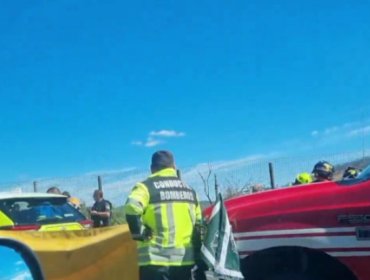 Troncal Sur: accidente deja un fallecido y un lesionado tras choque entre auto y moto