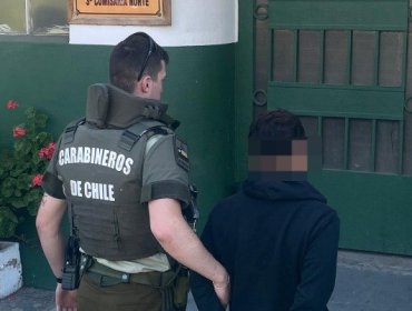 En el cerro La Cruz de Valparaíso capturan a adolescente que mantenía cinco órdenes de detención por delitos de robo y hurto