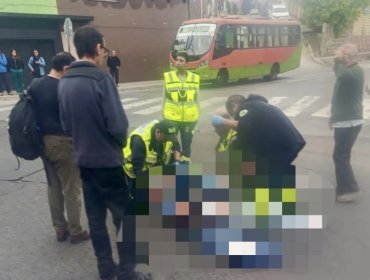 Joven de 20 años perdió la vida tras ser atropellada por microbús en Playa Ancha