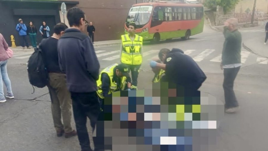 Joven de 20 años perdió la vida tras ser atropellada por microbús en Playa Ancha
