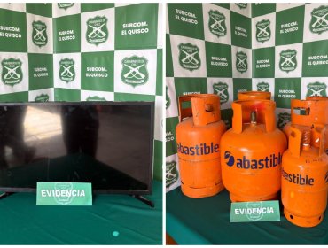 Detienen a dos delincuentes por robo de especies desde una casa en El Quisco