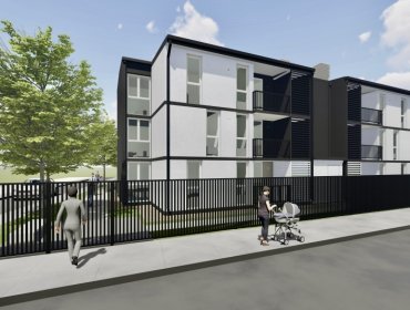 Dan inicio a las obras del primer edificio social 100% industrializado en Quilpué