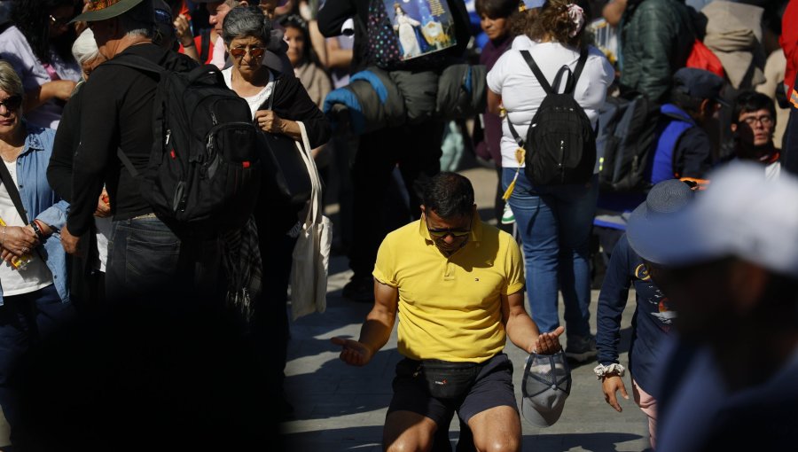 Siga estos consejos para evitar problemas de salud durante la peregrinación a Lo Vásquez