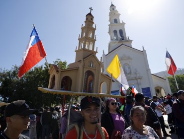 Ruta 68 será cerrada este domingo por peregrinación masiva al Santuario de Lo Vásquez