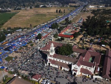 Ruta 68 desde Valparaíso y Santiago cerrada hasta la noche de este lunes por festividad en Lo Vásquez