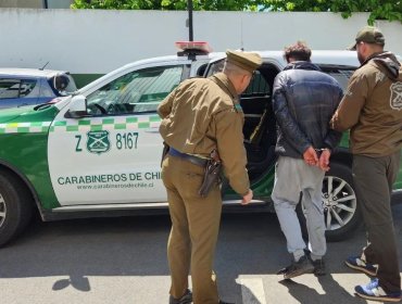 Detienen al presunto autor de incendio que terminó con un muerto y una casa quemada en la parte alta de Viña del Mar