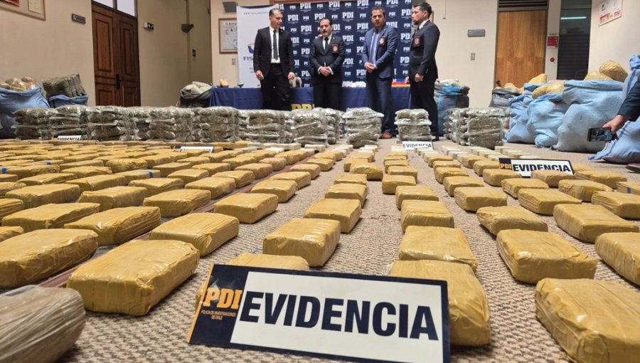 Incautan más de 960 kilos de droga en la región de Antofagasta: 11 personas fueron detenidas