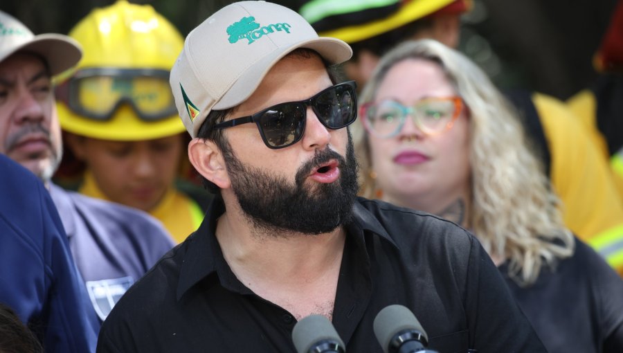 Presidente Boric hizo un llamado a la prevención de incendios: "Es fundamental que seamos responsables, cuidarnos mutuamente"