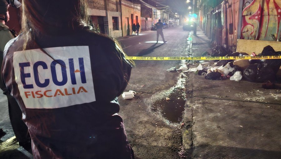 Ataque a balazos en Recoleta deja un hombre muerto y una mujer internada grave