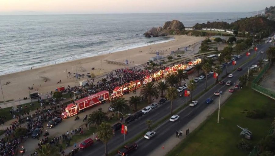 Caravana Navideña llenará de magia el borde costero de Viña del Mar durante este jueves