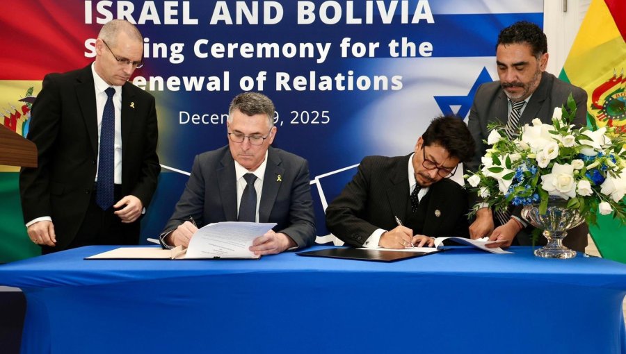 Israel y Bolivia restablecen relaciones diplomáticas tras ruptura en 2023 por Gaza