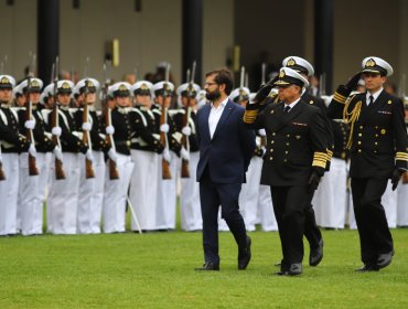 Presidente Boric participó en la ceremonia de egreso de Guardiamarinas de la Escuela Naval en Valparaíso