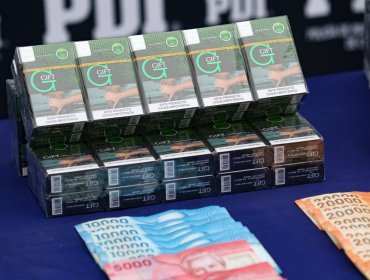 Detienen a cinco personas e incautan $500 millones en cigarrillos de contrabando en Estación Central