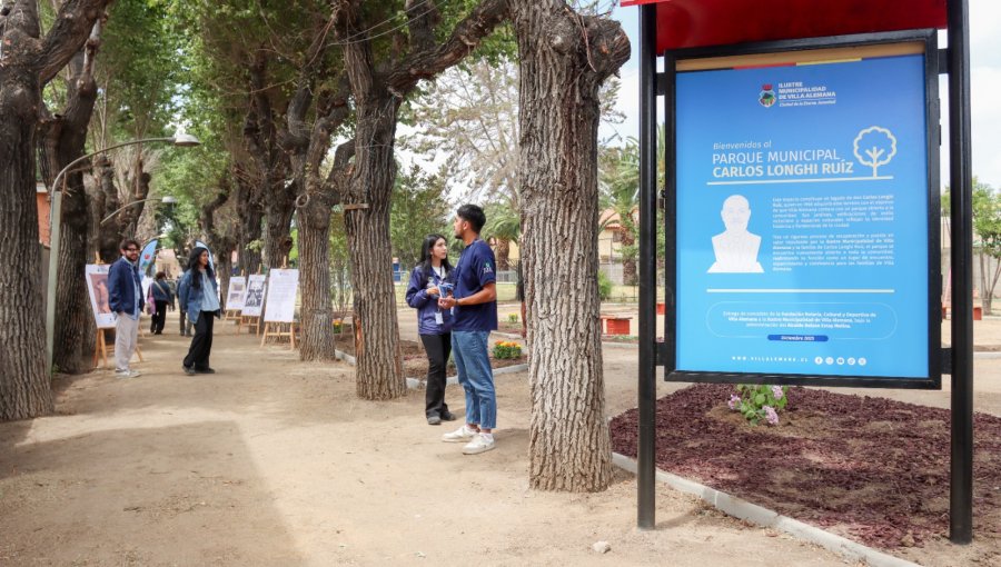 Villa Alemana recupera histórico Parque Rotario: Municipio asume administración y lo renombra en homenaje a Carlos Longhi Ruiz