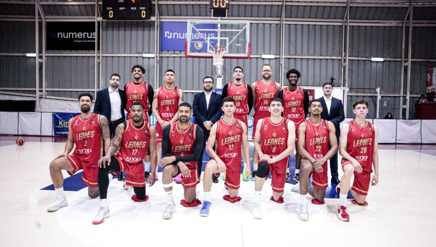 Los Leones de Quilpué reciben a Valdivia en las finales de la Liga Nacional de Básquetbol