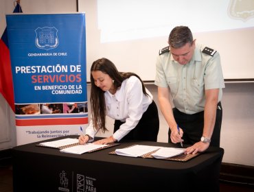 Personas con penas sustitutivas apoyarán servicios municipales en Valparaíso