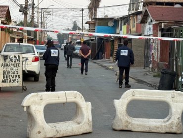 Hombre indocumentado es asesinado a balazos en sector marcado por el narcotráfico en La Pintana
